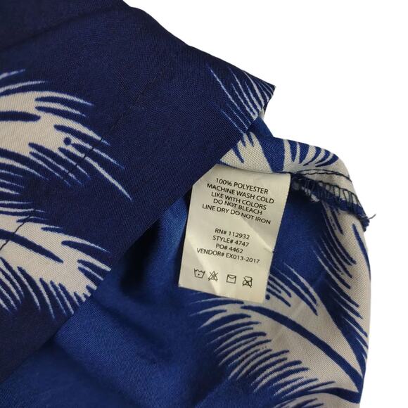 Pacific & Co Men's M Hawaiian Tropical Palms & Woody Cars Surfer Button Up Shirt - Picture 7 of 7